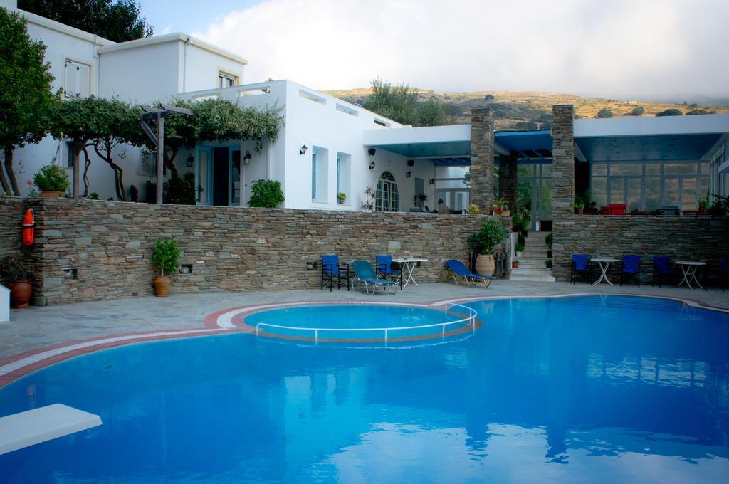 Aiolos Hotel Andros Ménites Exterior foto