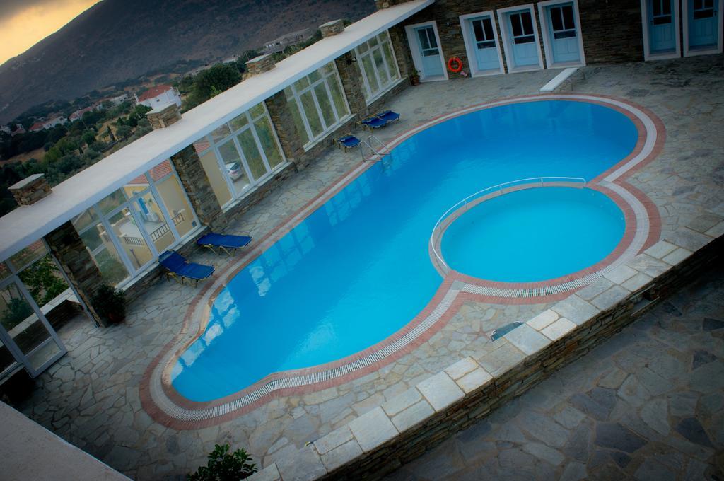 Aiolos Hotel Andros Ménites Exterior foto