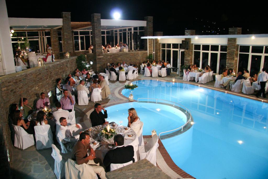 Aiolos Hotel Andros Ménites Exterior foto