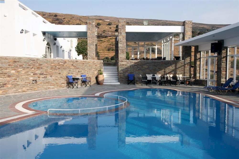 Aiolos Hotel Andros Ménites Exterior foto