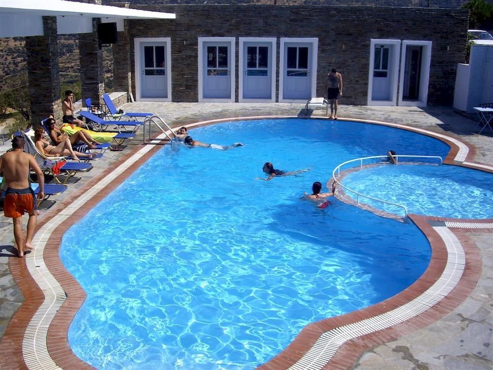 Aiolos Hotel Andros Ménites Exterior foto