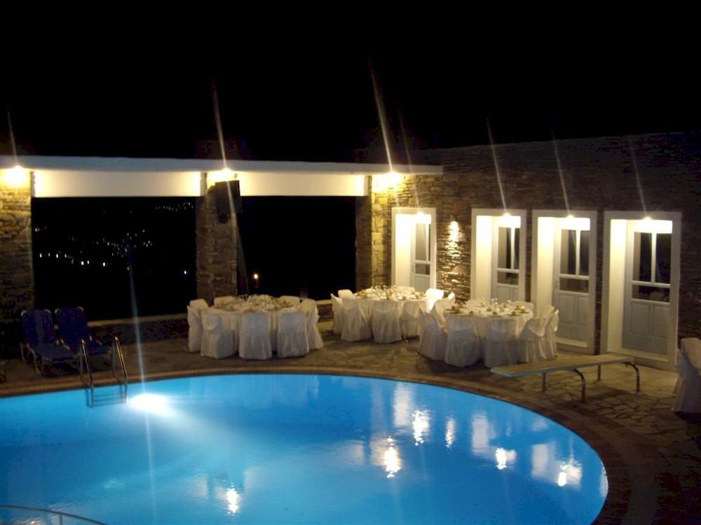 Aiolos Hotel Andros Ménites Exterior foto
