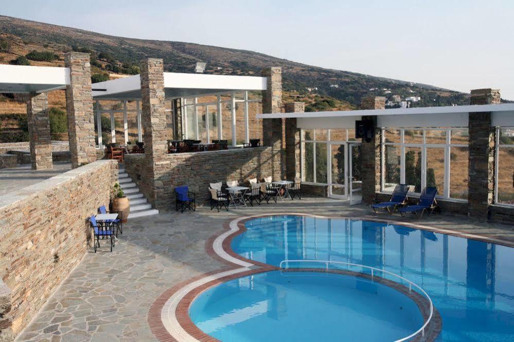 Aiolos Hotel Andros Ménites Exterior foto